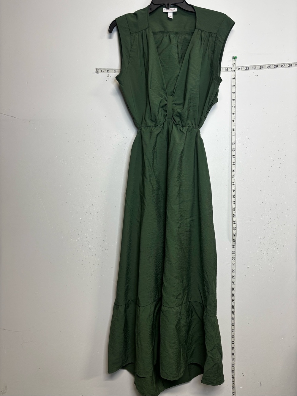 Ingrid & Isabel Sleeveless V-Neck Maxi Dress in Deep Green